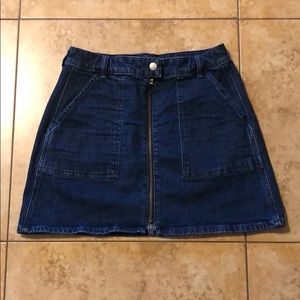 Madewell Jean skirt